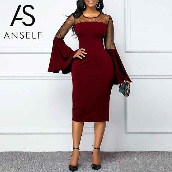 casual dresses summer dress women sheer mesh patchwork polka dot flare sleeve high waist slim midi elegant evening party bodycon, Black;gray
casual dresses summer dress women sheer mesh patchwork polka dot flare sleeve high waist slim midi elegant evening party bodycon, Black;gray