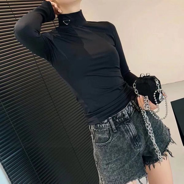 luxury brand t shirt and polos triangle t-shirt 21 spring new versatile solid color high neck slim fit elastic inner bottom blo, White
luxury brand t shirt and polos triangle t-shirt 21 spring new versatile solid color high neck slim fit elastic inner bottom blo, White