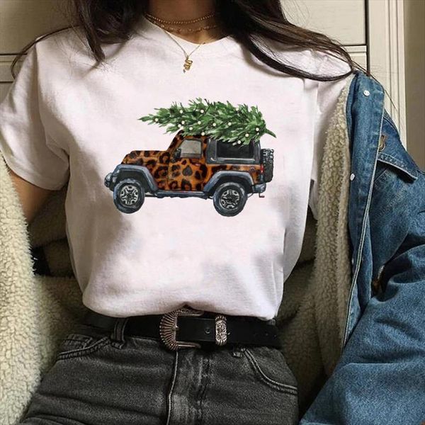and women leopard truck year men tree christmas ladies graphic womens tees female lady shirt harajuku, White;black
and women leopard truck year men tree christmas ladies graphic womens tees female lady shirt harajuku, White;black