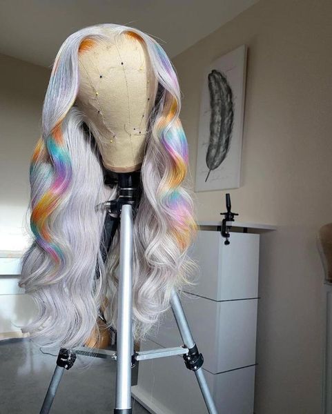 lace wigs alifitov rainbow color 13x4 front loose wave human hair wig remy hd for women, Black;brown
lace wigs alifitov rainbow color 13x4 front loose wave human hair wig remy hd for women, Black;brown