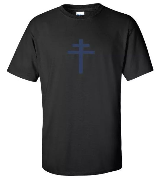 navy blue cross lorraine knights templar t-shirt christian jesus black shirt, White;black
navy blue cross lorraine knights templar t-shirt christian jesus black shirt, White;black