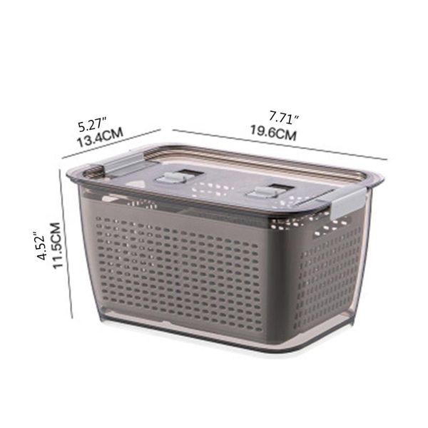 storage bottles & jars dropship kitchen box refrigerator keep fresh vegetable fruit drain basket multifunctional plastic container
storage bottles & jars dropship kitchen box refrigerator keep fresh vegetable fruit drain basket multifunctional plastic container