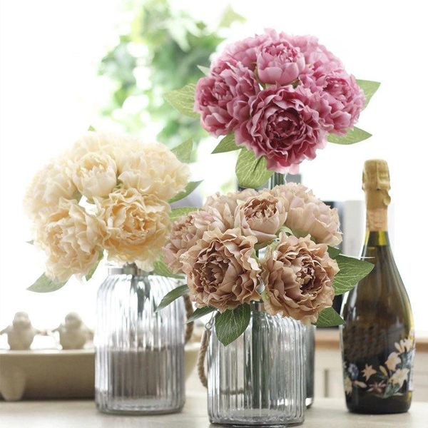 decorative flowers & wreaths 1 bouquet silk artificial peony bridal for wedding party home diy decoration fake hydrangea crafts
decorative flowers & wreaths 1 bouquet silk artificial peony bridal for wedding party home diy decoration fake hydrangea crafts