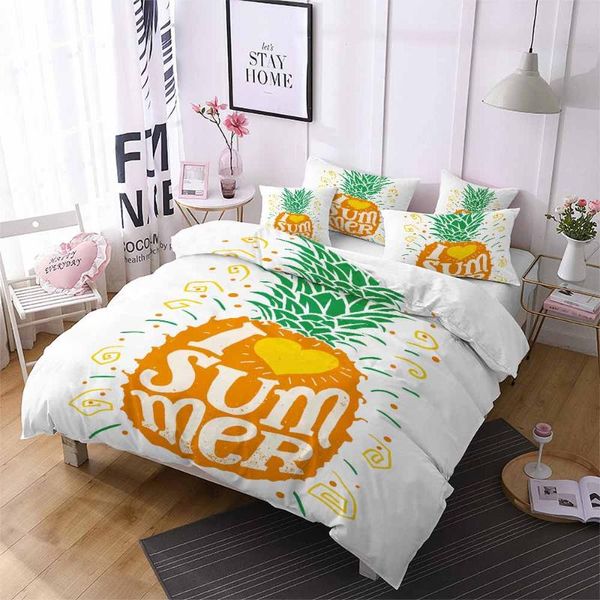 bedding set summer fruit pineapples duvet cover pillowcases quilt comforter single double king size yellow green bed sets
bedding set summer fruit pineapples duvet cover pillowcases quilt comforter single double king size yellow green bed sets