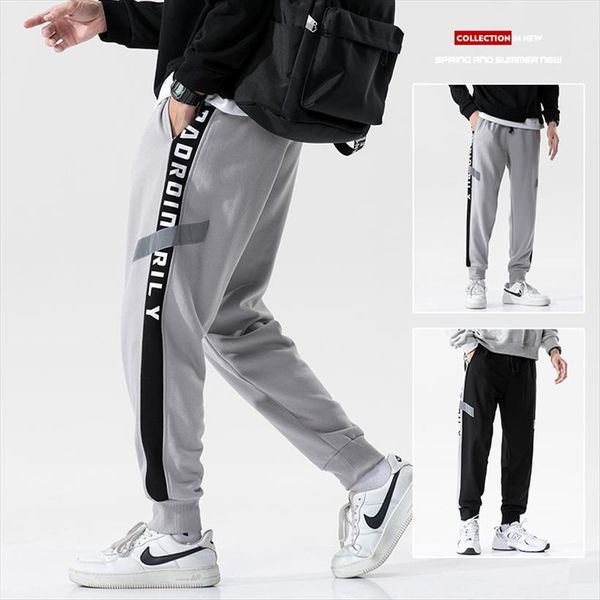 trousers streetwear sweatpants male women pants casual fashion bodybuilding clothing reflective joggers, Black
trousers streetwear sweatpants male women pants casual fashion bodybuilding clothing reflective joggers, Black