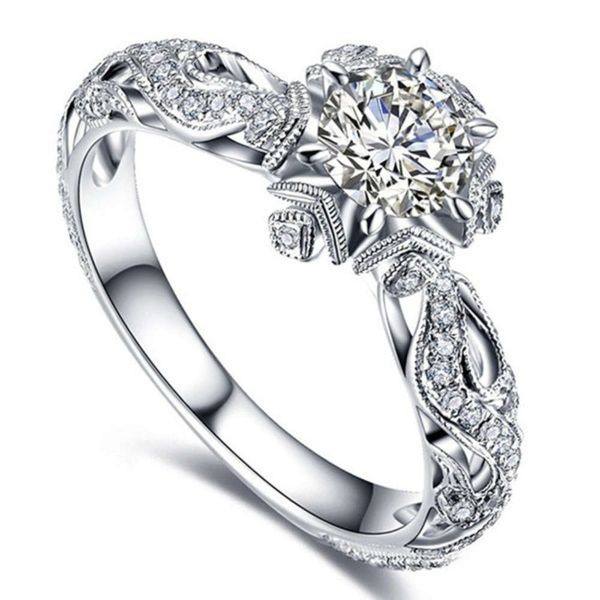 duowei accessories hollowed out flower star women's fashion temperament snowflake ring, Black
duowei accessories hollowed out flower star women's fashion temperament snowflake ring, Black