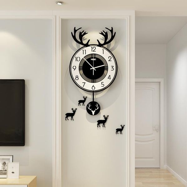 wall clocks swingable clock modern design silent hanging with stickers metal pointer quzrtz black watch bb50w
wall clocks swingable clock modern design silent hanging with stickers metal pointer quzrtz black watch bb50w