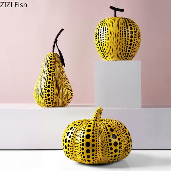 decorative objects & figurines minimalist fruit statue ornaments yellow apple/pear/pumpkin resin desk adornment home decoration accessories
decorative objects & figurines minimalist fruit statue ornaments yellow apple/pear/pumpkin resin desk adornment home decoration accessories