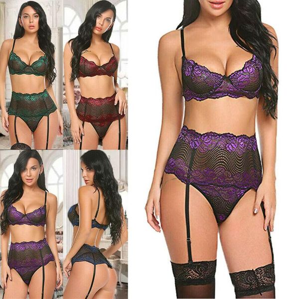 bras sets women lingerie lot lace dress g-string underwear babydoll sleepwear set /by, Red;black
bras sets women lingerie lot lace dress g-string underwear babydoll sleepwear set /by, Red;black