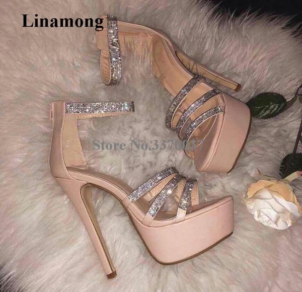women elegant fashion open toe rhinestone straps cross high platform thin heel sandals nude black crystal super sandal
women elegant fashion open toe rhinestone straps cross high platform thin heel sandals nude black crystal super sandal