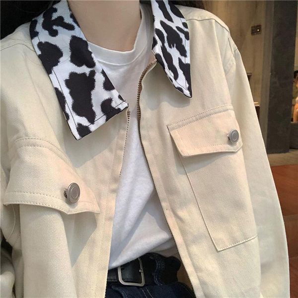 retro denim jacket for female students ins spring bomber jeans harajuku plus size gothic streetwear long coat leopard black women's jac, Black;brown
retro denim jacket for female students ins spring bomber jeans harajuku plus size gothic streetwear long coat leopard black women's jac, Black;brown