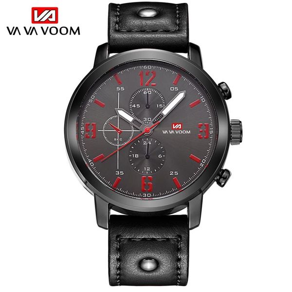 wristwatches vava voom 2021 sport men watches waterproof leather quartz military wristwatch male clock relogio, Slivery;brown
wristwatches vava voom 2021 sport men watches waterproof leather quartz military wristwatch male clock relogio, Slivery;brown