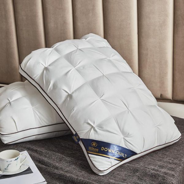 pillow down feather 100% cotton frosted thickened cervical five-star el sleep
pillow down feather 100% cotton frosted thickened cervical five-star el sleep