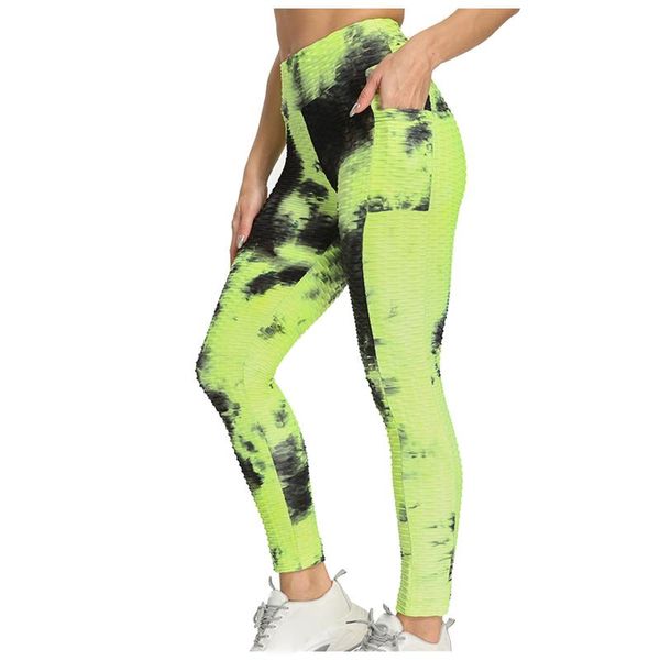 women's leggings 2021 seamless fitness legging tie-dye pocket breathable hip lifting exercise bubble pants, Black
women's leggings 2021 seamless fitness legging tie-dye pocket breathable hip lifting exercise bubble pants, Black