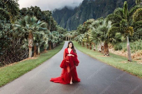 casual dresses 2021 open front tulle dressing robes for po shoot long sleeves ruffles sheer see through with waistband train dress, Black;gray
casual dresses 2021 open front tulle dressing robes for po shoot long sleeves ruffles sheer see through with waistband train dress, Black;gray