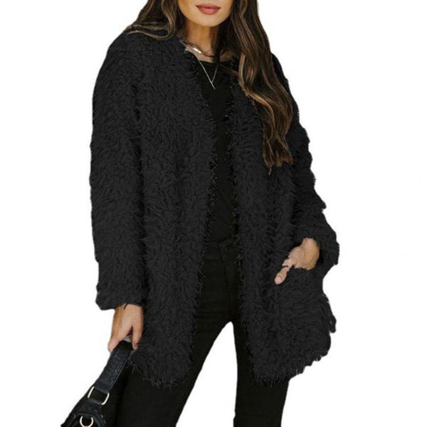 running jackets women cardigan open front keep warm v neck solid color autumn winter loose lady coat for daily wear, Black;red
running jackets women cardigan open front keep warm v neck solid color autumn winter loose lady coat for daily wear, Black;red