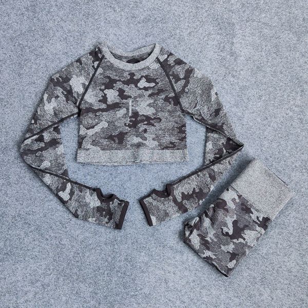 yoga set women seamless fitness clothing yoga sport long sleeves camouflage gym leggings pants suit workout sportswear 1281 z2
yoga set women seamless fitness clothing yoga sport long sleeves camouflage gym leggings pants suit workout sportswear 1281 z2