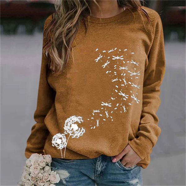 ladies loose sweater round neck pullover floral print hoodie loose autumn and winter clothing casual outerwear 3687, Black
ladies loose sweater round neck pullover floral print hoodie loose autumn and winter clothing casual outerwear 3687, Black
