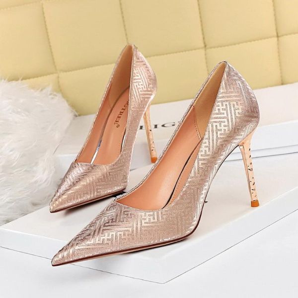 dress shoes korean fashion high heels women pumps women's single, Black 
dress shoes korean fashion high heels women pumps women's single, Black