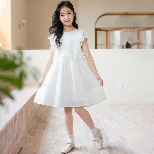 girl's dresses white embroidery girls dress 2021 kids party children summer clothes teen cotton two layers sleeve fashion,#6105, Red;yellow
girl's dresses white embroidery girls dress 2021 kids party children summer clothes teen cotton two layers sleeve fashion,#6105, Red;yellow