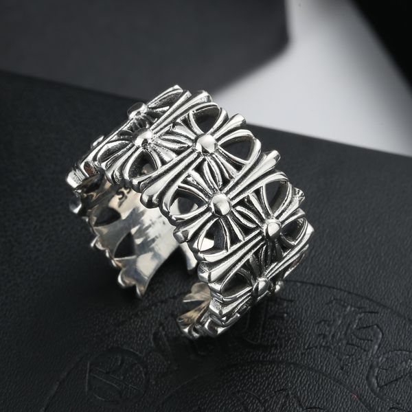 s925 sterling silver crotch same cross tombstone classic open men's ring, Golden;silver
s925 sterling silver crotch same cross tombstone classic open men's ring, Golden;silver