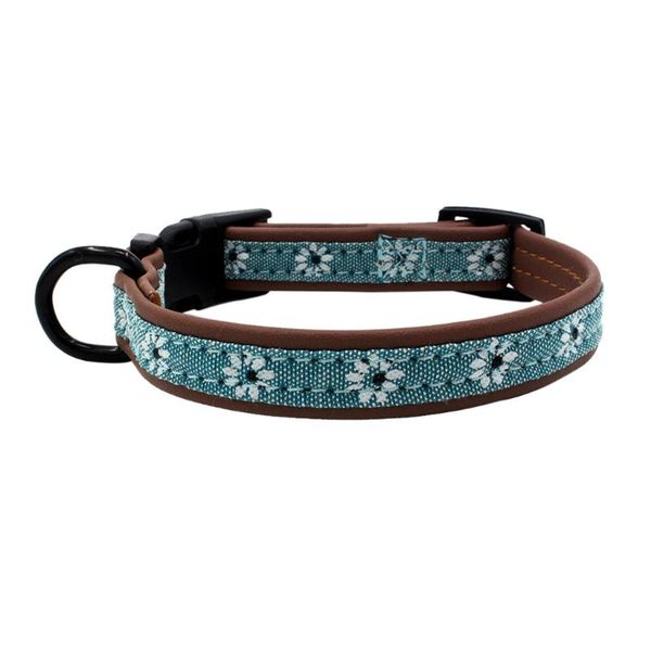 dog collars & leashes pet cats small flower print square buckle adjustable necklace training walking durable belt cloth 3 colors 20jan14
dog collars & leashes pet cats small flower print square buckle adjustable necklace training walking durable belt cloth 3 colors 20jan14