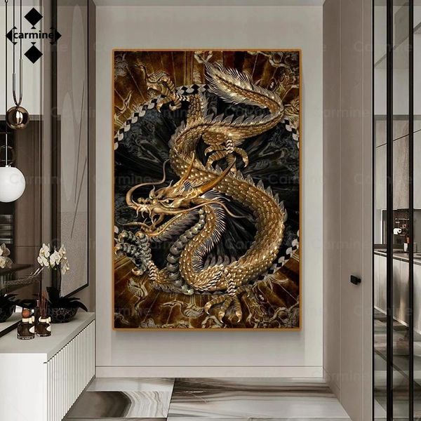 paintings gold dragon poster and print modern chinese style canvas painting traditional wall art printing pictures for home interior decor
paintings gold dragon poster and print modern chinese style canvas painting traditional wall art printing pictures for home interior decor