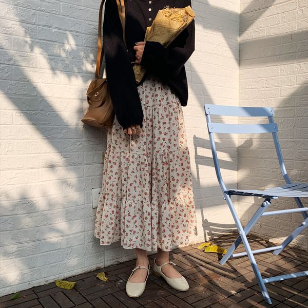 skirts summer florals women streetwear girls sweet slender a-line vintage loose high waist all match chic cake skirt, Black
skirts summer florals women streetwear girls sweet slender a-line vintage loose high waist all match chic cake skirt, Black