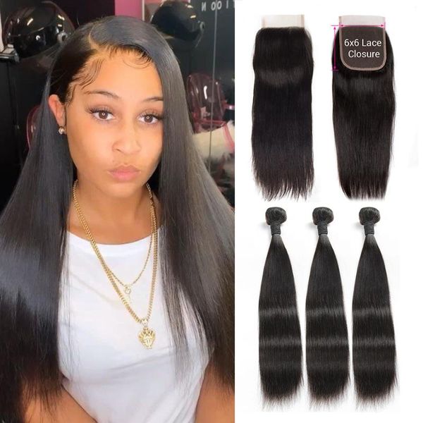 human hair bulks remy brazilian straight 3 bundles with big size 6x6 lace closure, Black
human hair bulks remy brazilian straight 3 bundles with big size 6x6 lace closure, Black