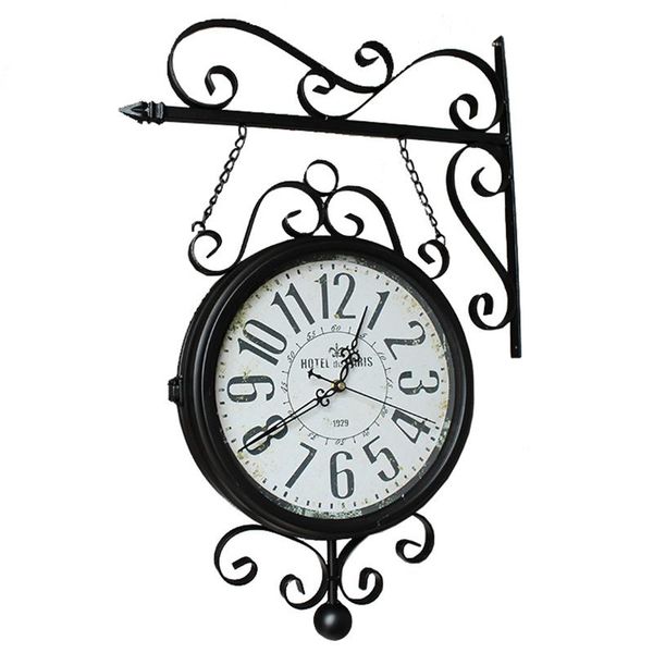 wall clocks nordic retro clock double sided watches home decor metal silent living room decoration reloj de pared gift
wall clocks nordic retro clock double sided watches home decor metal silent living room decoration reloj de pared gift