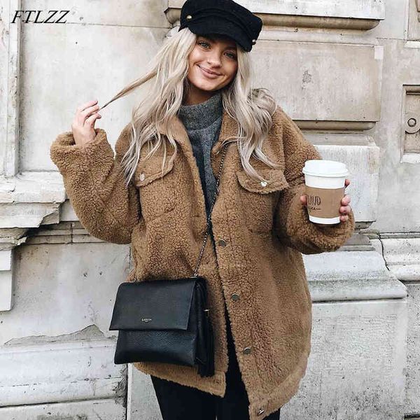 spring autumn women casual loose turn-down collar single breasted jacket vintage ladies warm lambswool coat 210423, Black
spring autumn women casual loose turn-down collar single breasted jacket vintage ladies warm lambswool coat 210423, Black