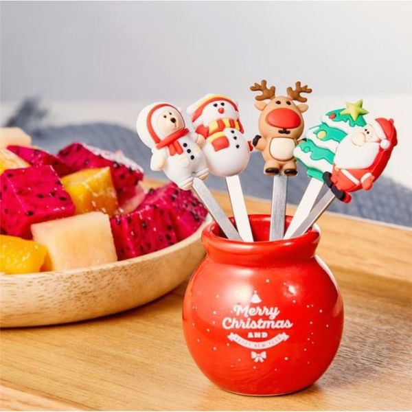 forks stainless steel christmas fruit cartoon santa claus salad stick dessert for party decoration accessories vegetable
forks stainless steel christmas fruit cartoon santa claus salad stick dessert for party decoration accessories vegetable