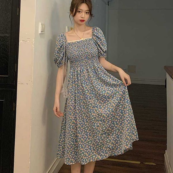 summer womens vintage flower puff sleeve chiffon dresses korean elegant square collar casual a-line midi dress femme 210526, Black;gray
summer womens vintage flower puff sleeve chiffon dresses korean elegant square collar casual a-line midi dress femme 210526, Black;gray