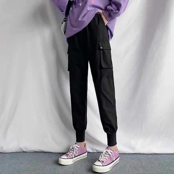 spring and autumn women cargo pants harajuku mujer korean hip hop plus pockets streetwear commute style overalls women's & capris, Black;white
spring and autumn women cargo pants harajuku mujer korean hip hop plus pockets streetwear commute style overalls women's & capris, Black;white