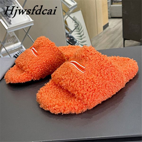 autumn winter embroidery letters wool slippers women flat plush women shoes fashion home shoes ladies slides, Black
autumn winter embroidery letters wool slippers women flat plush women shoes fashion home shoes ladies slides, Black
