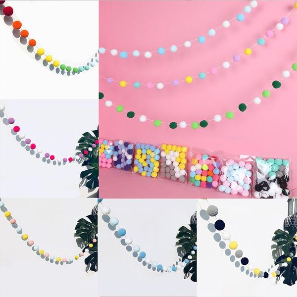 decorative objects & figurines 2.5m banner birthday decor hangings fuzzy ball flag cute pink white nordic home garlands
decorative objects & figurines 2.5m banner birthday decor hangings fuzzy ball flag cute pink white nordic home garlands