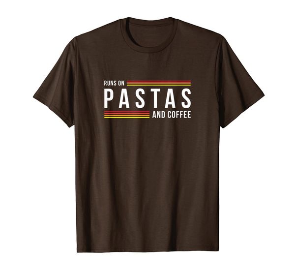 Runs on Pastas and Coffee Funny Cool Retro Vintage Style T-Shirt, Mainly pictures
Runs on Pastas and Coffee Funny Cool Retro Vintage Style T-Shirt, Mainly pictures