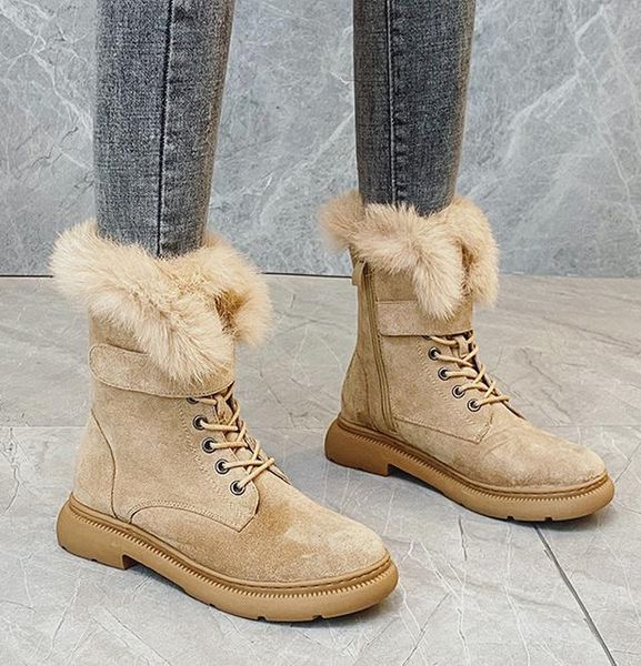 boots women quality waterproof winter keep warm ankle snow ladies lace-up comfortable chaussures femme, Black
boots women quality waterproof winter keep warm ankle snow ladies lace-up comfortable chaussures femme, Black