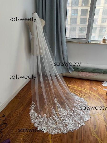 bridal veils high end customized soft tulle woman chapel white/ivory veil for appliques edge wedding, Black
bridal veils high end customized soft tulle woman chapel white/ivory veil for appliques edge wedding, Black