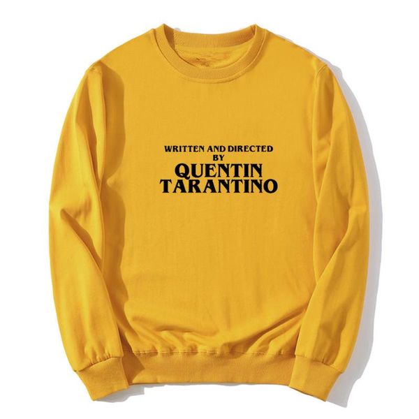 women's hoodies & sweatshirts sweatshirt men quentin written and directed by tarantino yellow women streetwear funny tumblr aesthetic, Black
women's hoodies & sweatshirts sweatshirt men quentin written and directed by tarantino yellow women streetwear funny tumblr aesthetic, Black