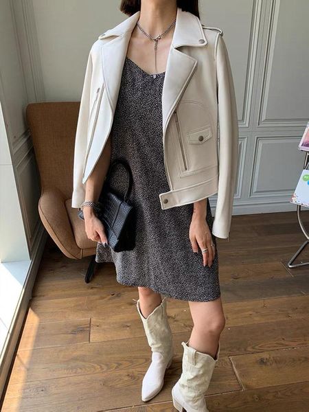 women's leather & faux autumn jacket 2021 black genuine jackets zipper basic coat turn-down collar motor biker real sheepskin
women's leather & faux autumn jacket 2021 black genuine jackets zipper basic coat turn-down collar motor biker real sheepskin