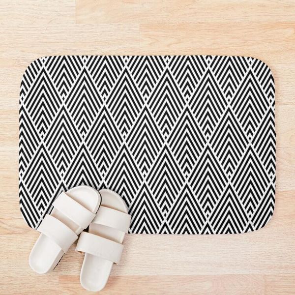 bath mats black and white stripe abstract pattern motif mat 3d print anti slip soft washable bathroom
bath mats black and white stripe abstract pattern motif mat 3d print anti slip soft washable bathroom