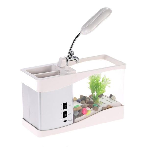 aquariums mini usb fish tank aquarium led lamp light lcd display screen visible water temperature mutifuctional acquario
aquariums mini usb fish tank aquarium led lamp light lcd display screen visible water temperature mutifuctional acquario