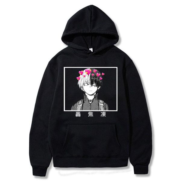 men's hoodies & sweatshirts anime my hero academia kawaii todoroki so cartoon graphic harajuku long sleeve streetwear pullover, Black
men's hoodies & sweatshirts anime my hero academia kawaii todoroki so cartoon graphic harajuku long sleeve streetwear pullover, Black