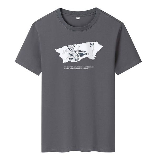 summer t-shirt men's 100% cotton junlan printed casual o-neck short-sleeved brand t-shirts, White;black
summer t-shirt men's 100% cotton junlan printed casual o-neck short-sleeved brand t-shirts, White;black