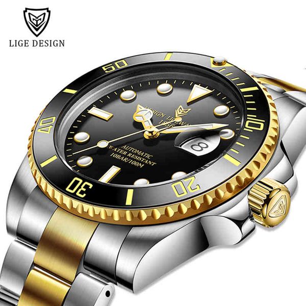 2021 men's luik automatic mechanical clock fashion business waterproof safety glass s for men 316l steel sports polar, Slivery;brown
2021 men's luik automatic mechanical clock fashion business waterproof safety glass s for men 316l steel sports polar, Slivery;brown