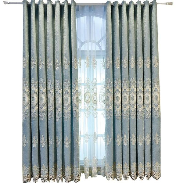 curtain & drapes european style solid color luxury atmosphere blue shade curtains for living room bedroom
curtain & drapes european style solid color luxury atmosphere blue shade curtains for living room bedroom
