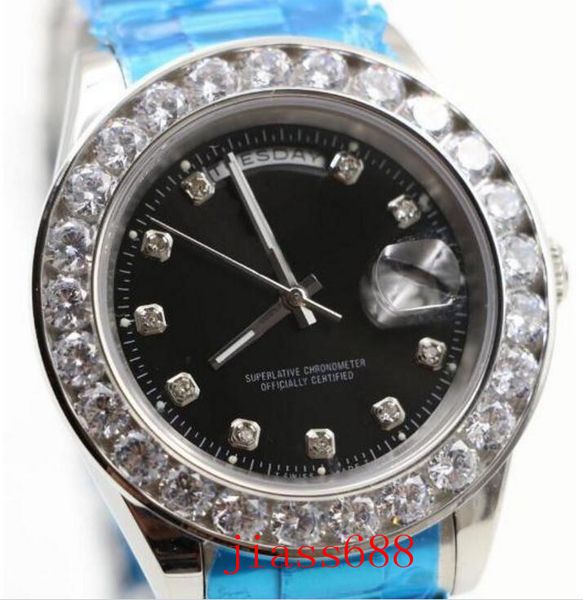 18k gold president daydate diamonds watch men stainless diamond bezel automatic wristwatch male watches, Slivery;brown
18k gold president daydate diamonds watch men stainless diamond bezel automatic wristwatch male watches, Slivery;brown