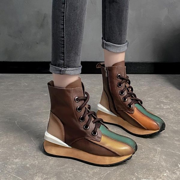 boots 2021 winter platform women ankle fashion side zipper round toe lace up motorcycle non-slip female short, Black
boots 2021 winter platform women ankle fashion side zipper round toe lace up motorcycle non-slip female short, Black