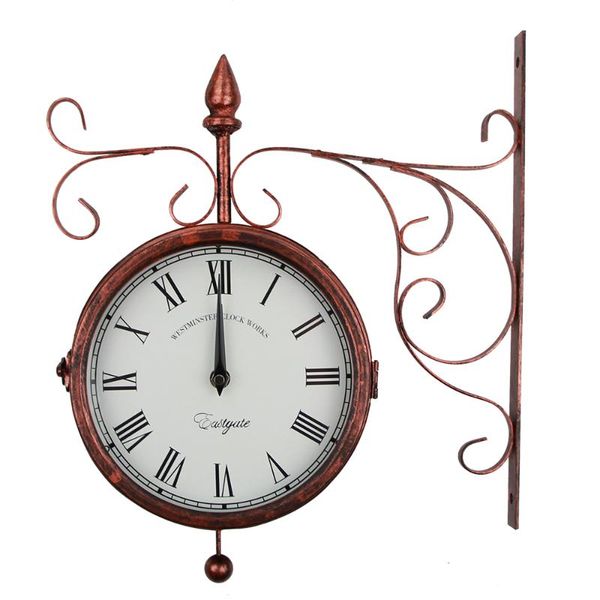 double face retro wall clock classic sided clocks outside rooster iron art watch home decor
double face retro wall clock classic sided clocks outside rooster iron art watch home decor